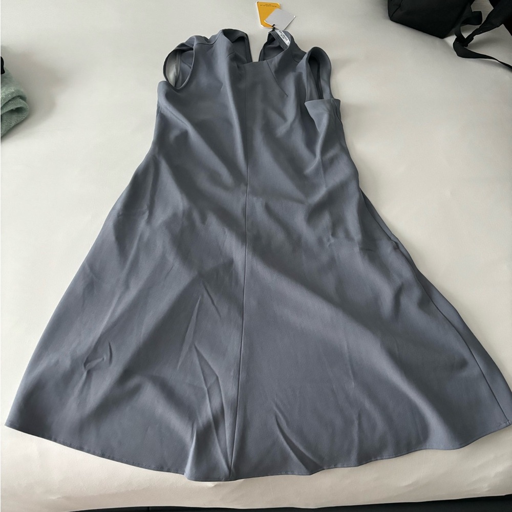 The Malala Dress - M.M. Lafleur Steel Blue BRAND NEW
